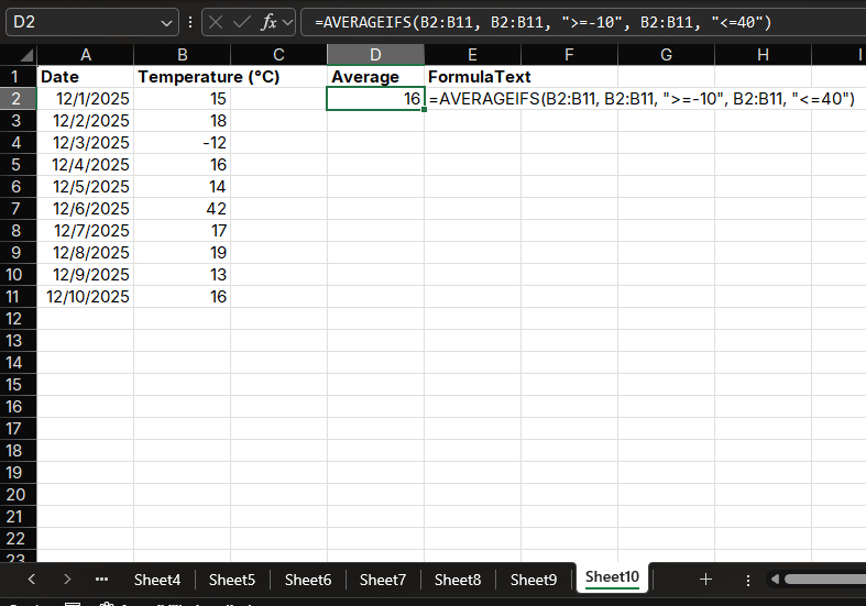 Monthly Average Temperature