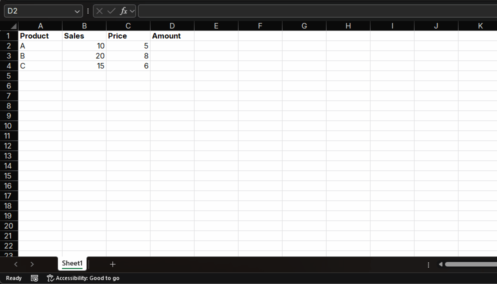 Relative Reference Example