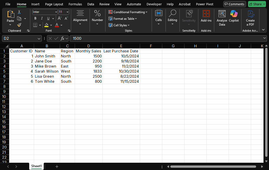 Monthly Sales Icon Set