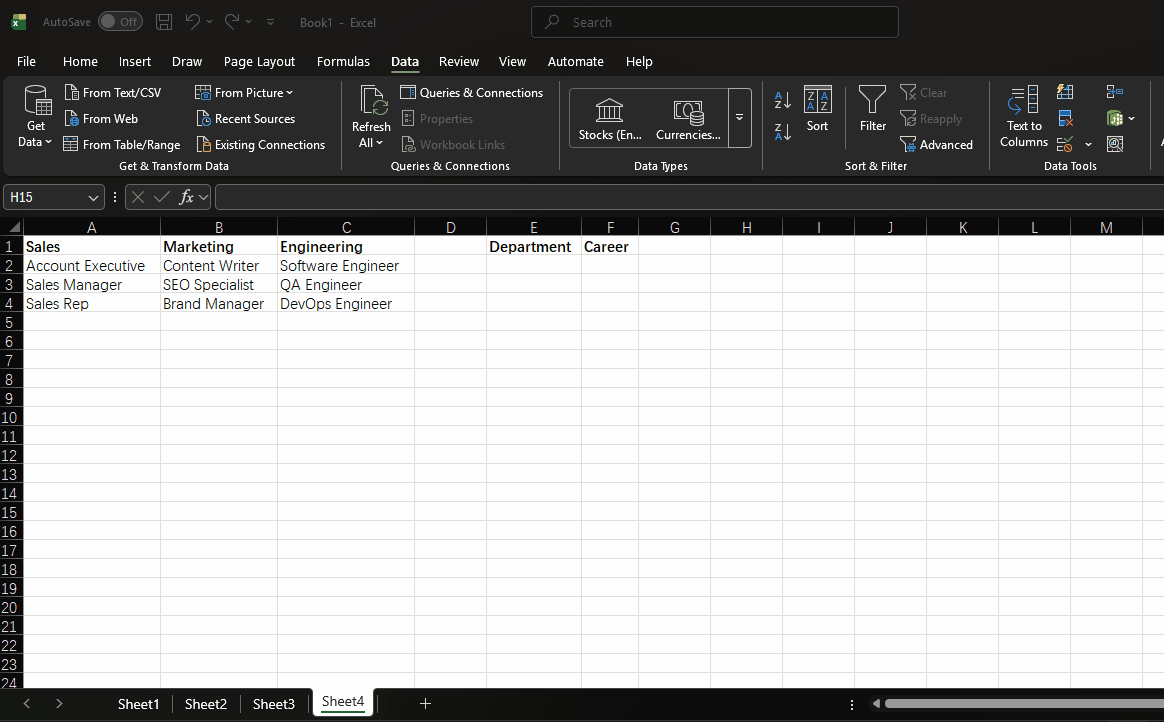 Dependent Drop-Down Lists