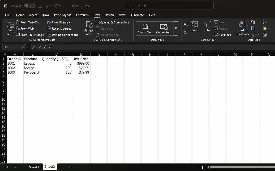 Whole Number Validation