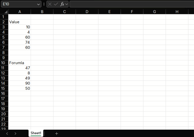 Excel Cut Paste Shortcut