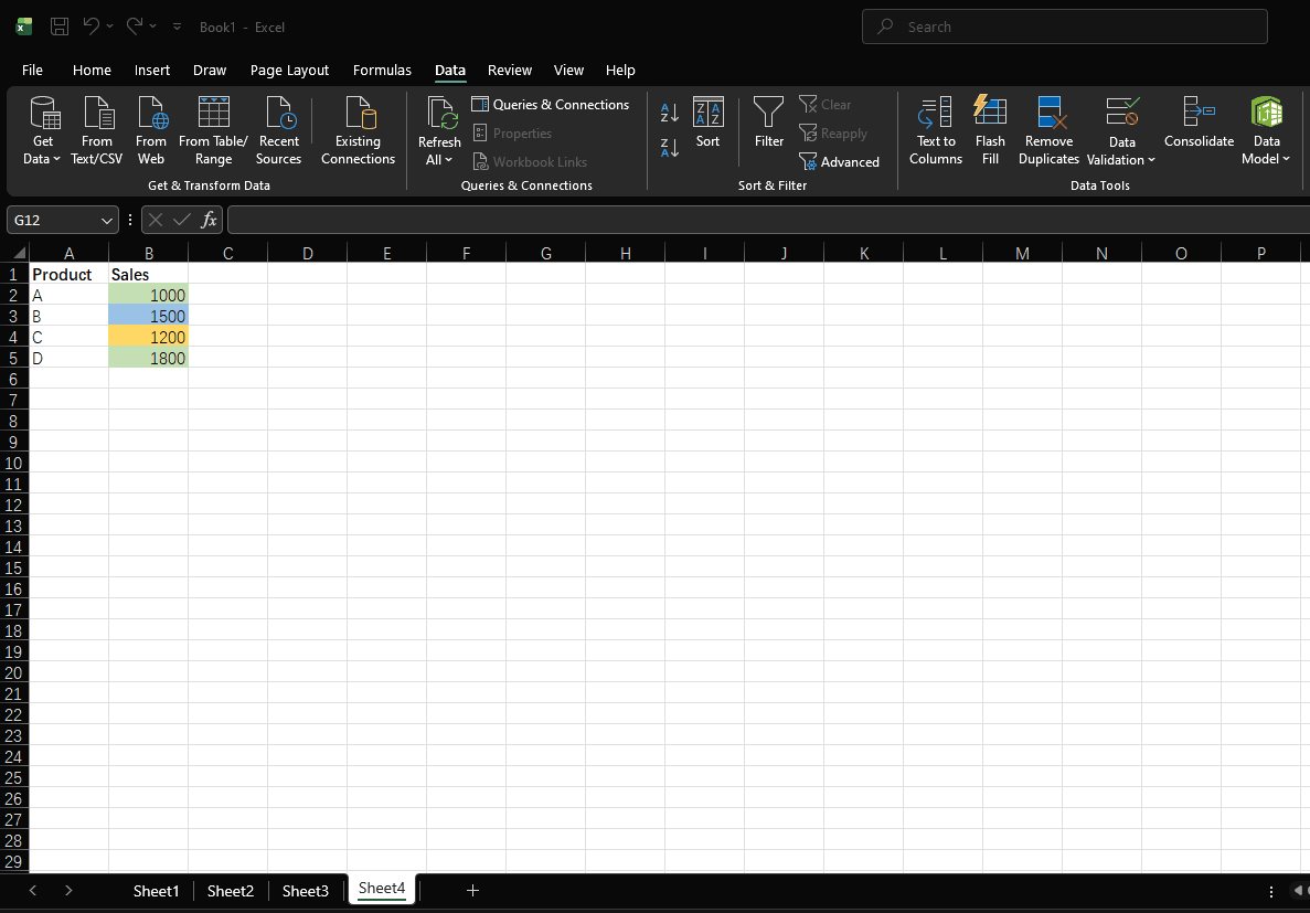 Color Sorting Example