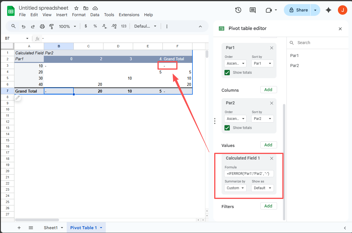Google Sheets Error Handling Formula