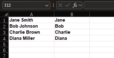 Applying EXTRACT_FIRST_NAME function