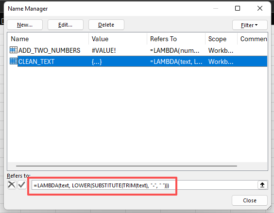 design Lambda function